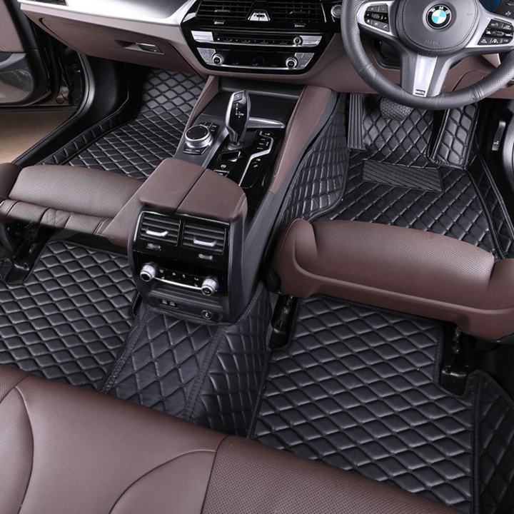 Custom Diamond Quilted Car Mats