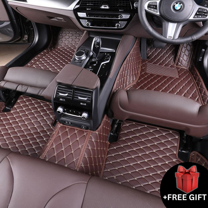 BROWN CAR MATS + FREE GIFT