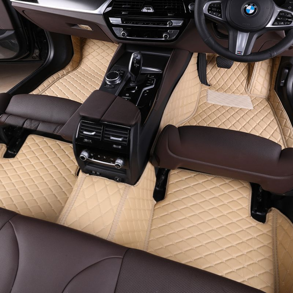 Custom Diamond Quilted Car Mats