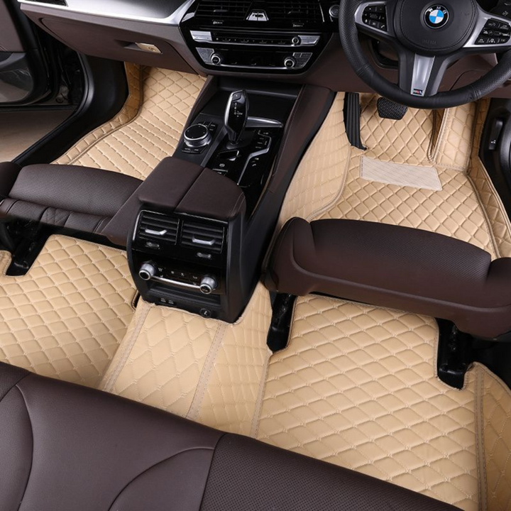 Custom Diamond Quilted Car Mats