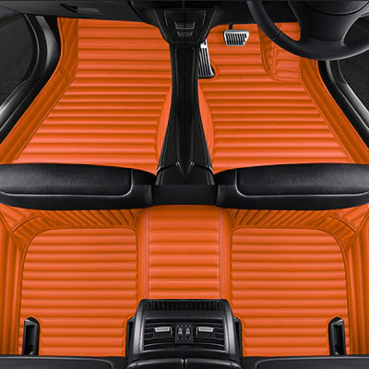 Striped Custom Car Floor Mats