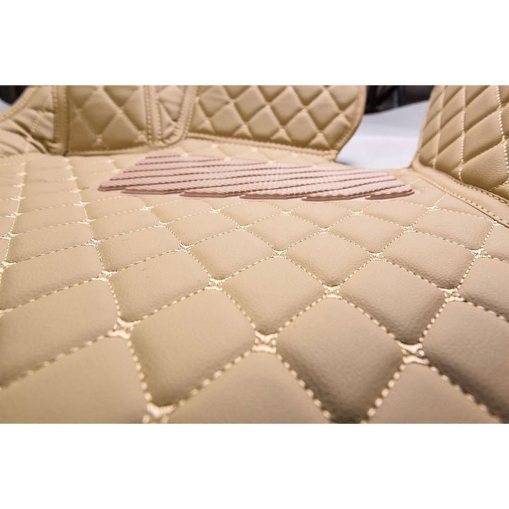 Beige Luxury Diamond Car Floor Mats