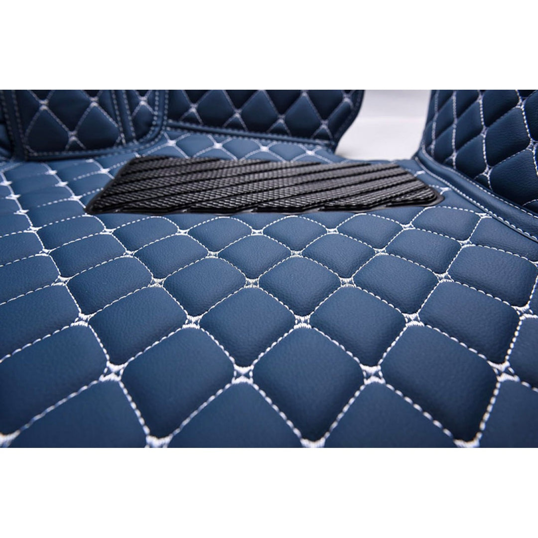 Dark Blue Luxury Diamond Car Floor Mats