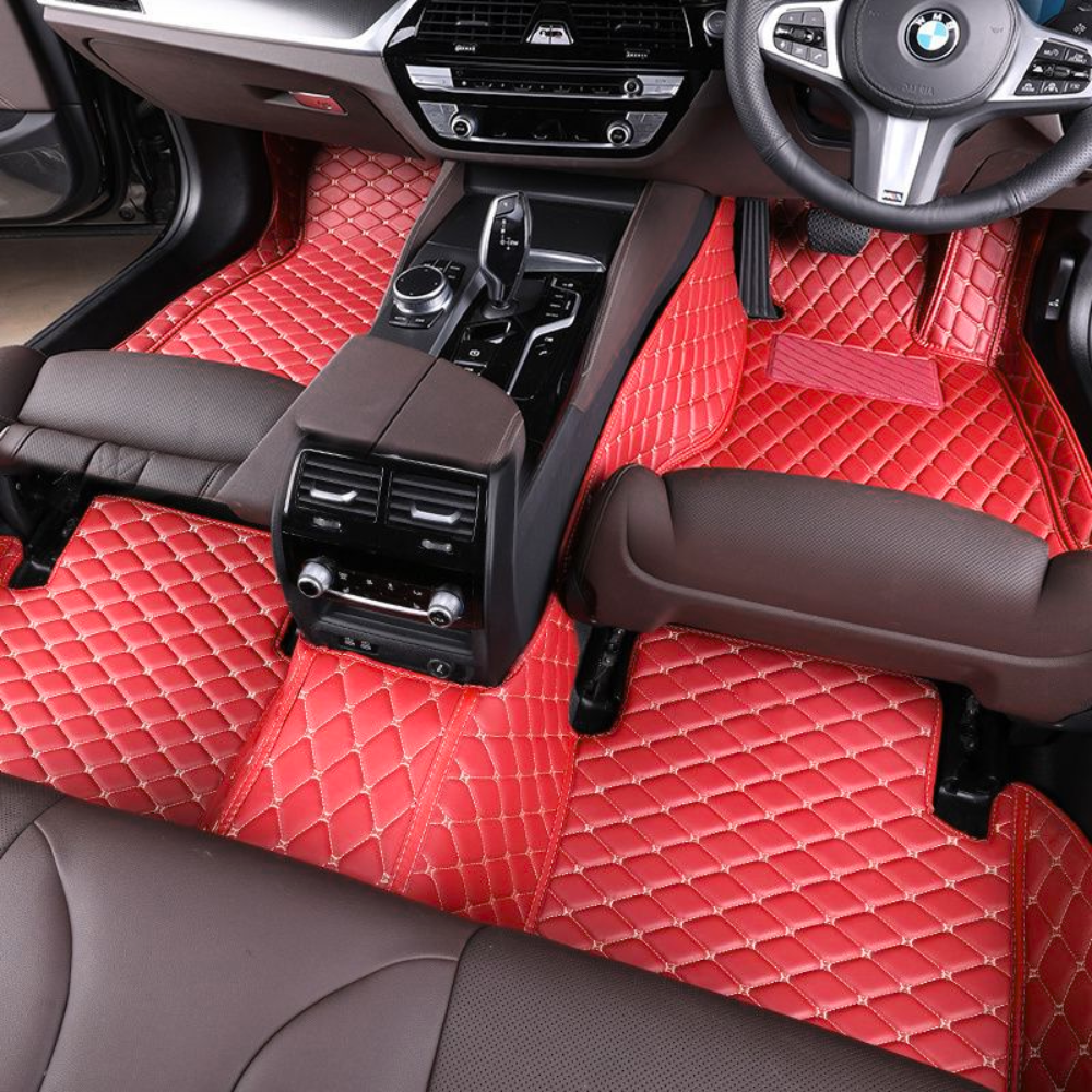 Custom Diamond Quilted Car Mats