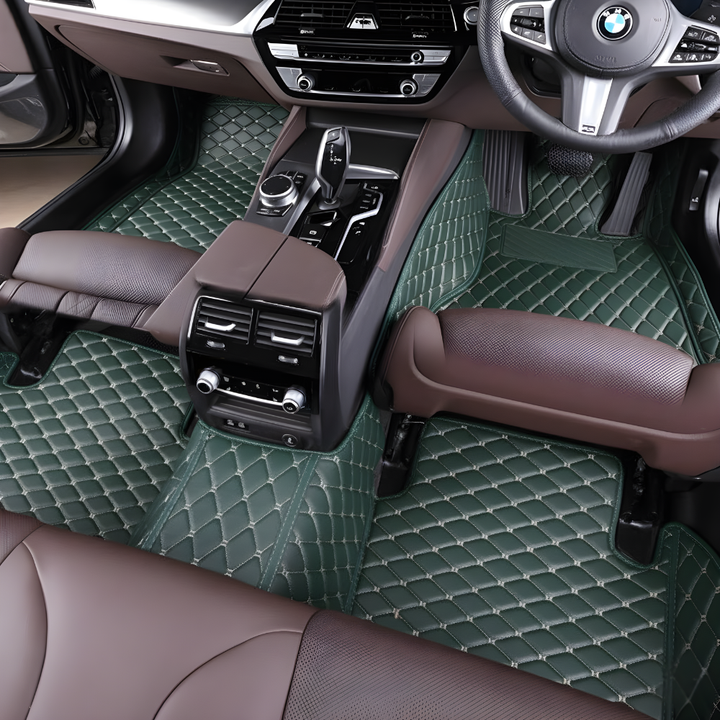 Custom Diamond Quilted Car Mats